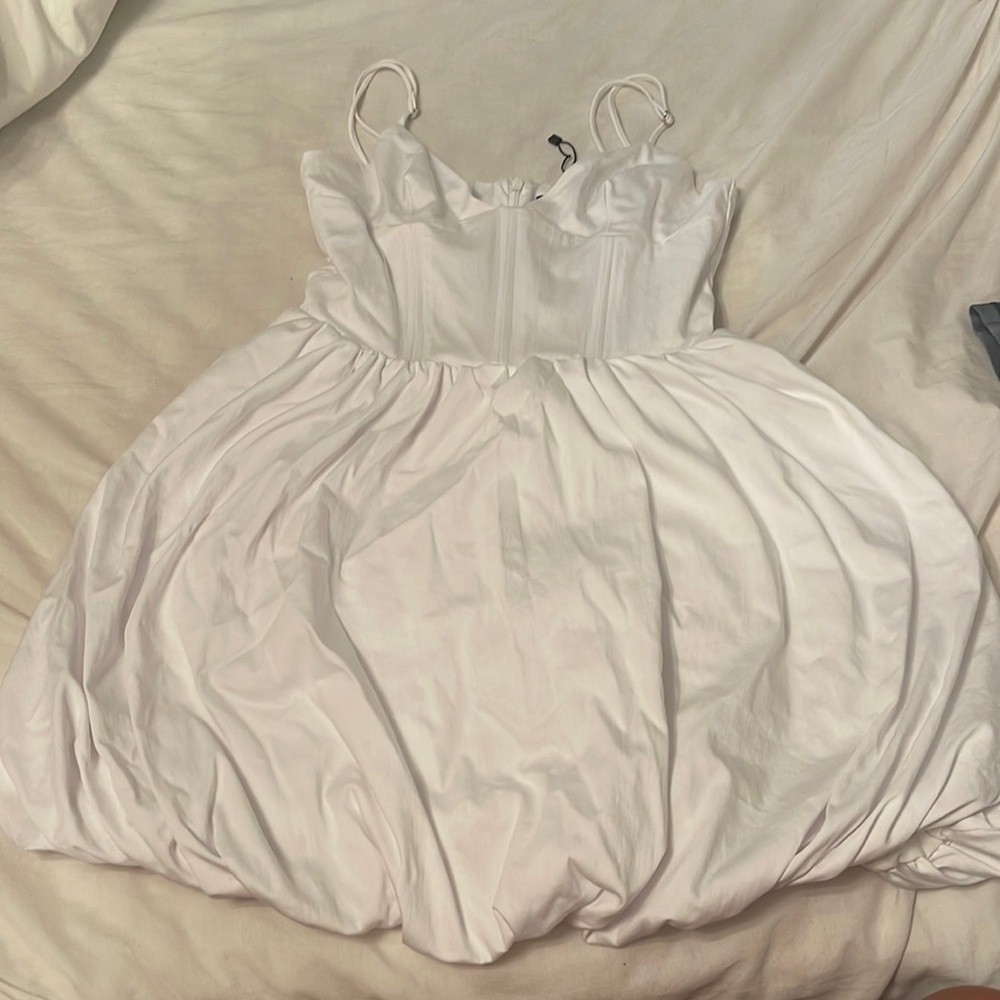 Zara white dress